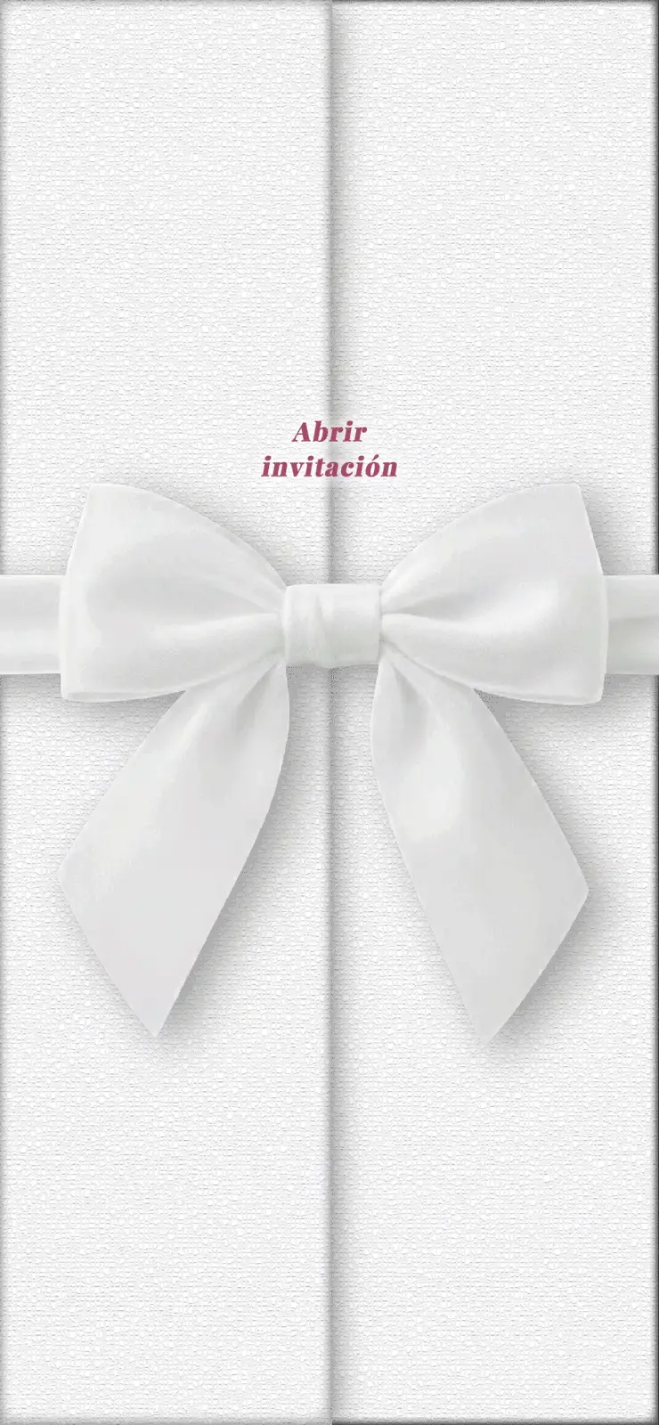 Abrir la invitación a nuestra boda